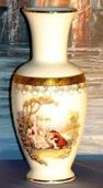 Limoges 24k Gold Plated Porcelain Vase Made in France Brand New