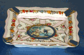 Limoges Beautiful Porcelain Ashtray Made in France