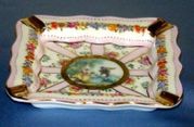 Limoges Beautiful Porcelain Ashtray Made in France