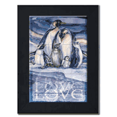 Love by Artist Jody Bergsma Love by Artist Jody Bergsma Tile mural of Six (6"x6" tiles) framed in a black wood frame "The greatest happiness in life is to love and be loved" Dimensions (LxWxH): 22.00 x 26.00 x 1.00 in.