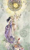 Lovers by Stephanie Law 8"x10" Ceramic Art Tile with recessed hangers for tabletop or wall hanging purposes Lovers by Stephanie Law 8"x10" Ceramic Art Tile with recessed hangers for tabletop or wall hanging purposes