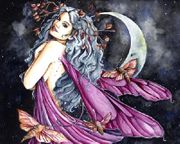 Lunar Fay by Abranda Icle Sisson   8"x10" Ceramic Art Tile with recessed hangers for tabletop or wall hanging purposes