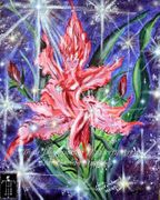 Magic Begins Again by Cindy Thorrington Haggerty   8"x10" Ceramic Art Tile with recessed hangers for tabletop or wall hanging purposes