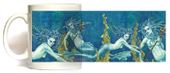 Mermaids Mug by Artist Jane Starr Weils 11oz Coffee Mugs Microwave and Dishwasher Safe