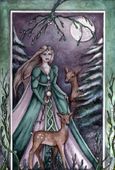 Mistletoe And Evergreen by Jennifer Galasso 8"x10" Ceramic Art Tile with recessed hangers for tabletop or wall hanging purposes Mistletoe And Evergreen by Jennifer Galasso 8"x10" Ceramic Art Tile with recessed hangers for tabletop or wall hanging purposes