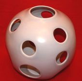 Modern Contemporary Ceramic Portugese Centerpiece Flower Vase