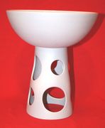 Modern Contemporary Ceramic Portugese Flower Vase Fruit Bowl