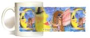 Moon Kiss Mug by Artist Sherri Baldy 11oz Coffee Mugs Microwave and Dishwasher Safe
