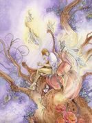 Muse by Stephanie Law   8"x10" Ceramic Art Tile with recessed hangers for tabletop or wall hanging purposes