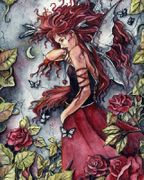 My Hearts Choice by Abranda Icle Sisson   8"x10" Ceramic Art Tile with recessed hangers for tabletop or wall hanging purposes