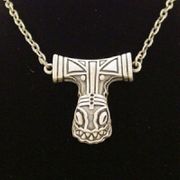 Norse Dragon Hammer Necklace All Jewelry Packages with Custom Back Card & OPP Bag Lead Free Alloy