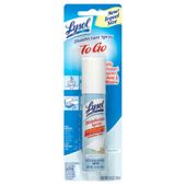 Pack of 6 - Lysol Disinfectant Spray To Go, Crisp Linen, 1 oz Pack of 6 - Lysol Disinfectant Spray To Go, Crisp Linen, 1 oz