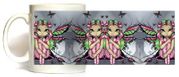 Pink & Green Butterflies Mug by Artist Jasmine Becket Griffith 11oz Coffee Mugs Microwave and Dishwasher Safe