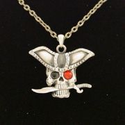 Pirate w/ Blade Necklace All Jewelry Packages with Custom Back Card & OPP Bag Lead Free Alloy