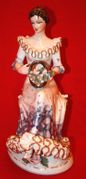 Porcelain Hand Made Hand Painted Collectible Figurine Bohemia