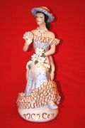 Porcelain Hand Made Hand Painted Collectible Figurine Bohemia