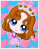 Princess Dorable by Chrissy Clark 8"x10" Ceramic Art Tile with recessed hangers for tabletop or wall hanging purposes Princess Dorable by Chrissy Clark 8"x10" Ceramic Art Tile with recessed hangers for tabletop or wall hanging purposes
