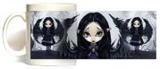 Purple Paper Hearts Mug by Artist Jasmine Becket Griffith 11oz Coffee Mugs Microwave and Dishwasher Safe