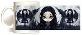 Purple Paper Hearts Mug by Artist Jasmine Becket Griffith 11oz Coffee Mugs Microwave and Dishwasher Safe