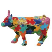 Puzzle Cow Jewelry Pewter Licensed product copyrighted by CowParade Holdings Corporation 2008