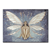 Reflection by Carol Philips 8"x10" Ceramic Art Tile with recessed hangers for tabletop or wall hanging purposes Reflection by Carol Philips 8"x10" Ceramic Art Tile with recessed hangers for tabletop or wall hanging purposes