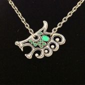 Renaissance Wolf Necklace All Jewelry Packages with Custom Back Card & OPP Bag Lead Free Alloy