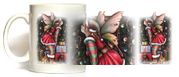 Santa Helpers Mug by Katherine Barber 11oz Coffee Mugs Microwave and Dishwasher Safe