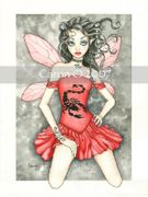 Scorpio by Caron Vinson   8"x10" Ceramic Art Tile with recessed hangers for tabletop or wall hanging purposes