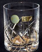 Set of 6 Bohemian Handmade 24% lead crystal Czech Republic Barware Glasses