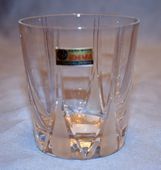 Set of 6 Bohemian Handmade 24% lead crystal Czech Republic Barware Glasses