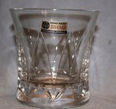 Set of 6 Bohemian Handmade 24% lead crystal Czech Republic Barware Glasses