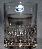 Set of 6 Bohemian Handmade 24% lead crystal Czech Republic Barware Glasses