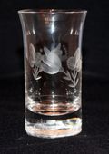 Set of 6 Bohemian Handmade 24% lead crystal Czech Republic Beverage Glasses