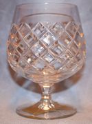 Set of 6 Bohemian Handmade 24% lead crystal Czech Republic Brandy Snifters