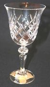 Set of 6 Bohemian Handmade 24% lead crystal Czech Republic Goblets