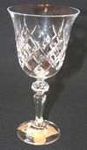Set of 6 Bohemian Handmade 24% lead crystal Czech Republic Goblets