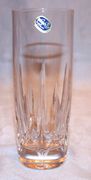 Set of 6 Bohemian Handmade 24% lead crystal Czech Republic Juice Water Glasses