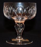 Set of 6 Bohemian Handmade 24% lead crystal Czech Republic Stemware Glasses