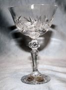 Set of 6 Bohemian Handmade 24% lead crystal Czech Republic Wineware Glasses
