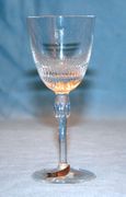 Set of 6 Bohemian Handmade 24% lead crystal Czech Republic Wineware Glasses