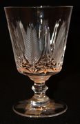 Set of 6 Bohemian Handmade 24% lead crystal Czech Republic Wineware Glasses