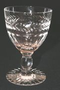 Set of 6 Bohemian Handmade 24% lead crystal Czech Republic Wineware Glasses