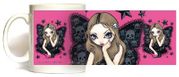 Skulls & Stars Mug by Artist Jasmine Becket Griffith 11oz Coffee Mugs Microwave and Dishwasher Safe
