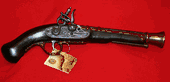 Spanish Collectible Brass Wood Old Fashion Pirate Replica Gun