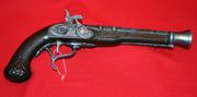 Spanish Collectible Brass Wood Old Fashion Pirate Replica Gun