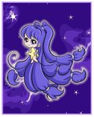 Star Sprite by Chrissy Clark 8"x10" Ceramic Art Tile with recessed hangers for tabletop or wall hanging purposes Star Sprite by Chrissy Clark 8"x10" Ceramic Art Tile with recessed hangers for tabletop or wall hanging purposes