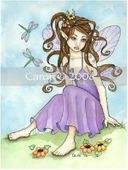 Summer Friends by Caron Vinson 8"x10" Ceramic Art Tile with recessed hangers for tabletop or wall hanging purposes Summer Friends by Caron Vinson 8"x10" Ceramic Art Tile with recessed hangers for tabletop or wall hanging purposes