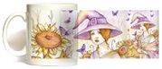 Summer Witch Mug by Artist Maria Van Bruggen 11oz Coffee Mugs Microwave and Dishwasher Safe