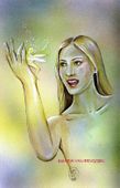 Sun Light In My Hand by Maria Van Bruggen 8"x10" Ceramic Art Tile with recessed hangers for tabletop or wall hanging purposes Sun Light In My Hand by Maria Van Bruggen 8"x10" Ceramic Art Tile with recessed hangers for tabletop or wall hanging purposes