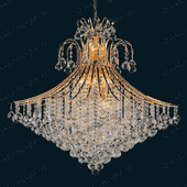 Swarovski Spectra Authentic Crystal Chandelier # A1001L31sg Size w31" x h35"